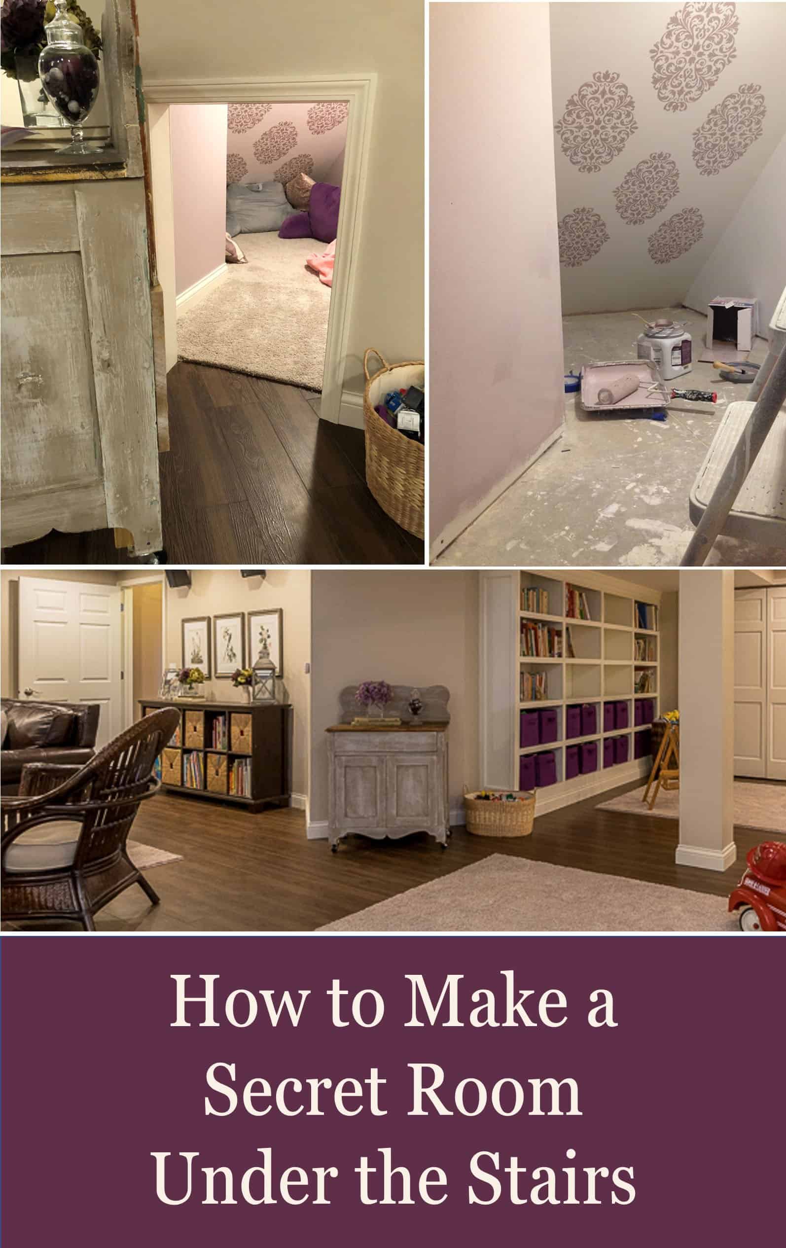 How to Make a Secret Room Under the Stairs Simply Made by Rebecca